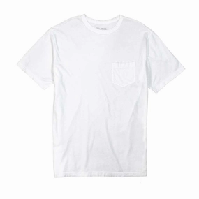EthicallySourced Crew Neck Short Sleeve 1 Pocket Tee - White