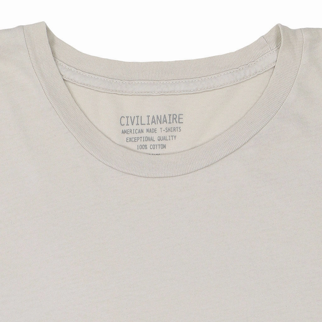 Bold Design Bamboo Derived Material Crew Neck Short Sleeve Tee - Ash