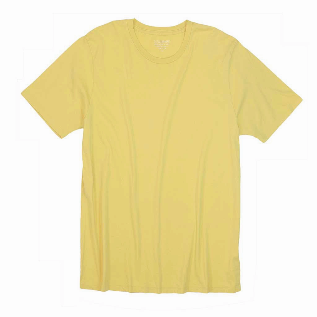 LightweightMaterial Crew Neck Short Sleeve Tee - Dijon