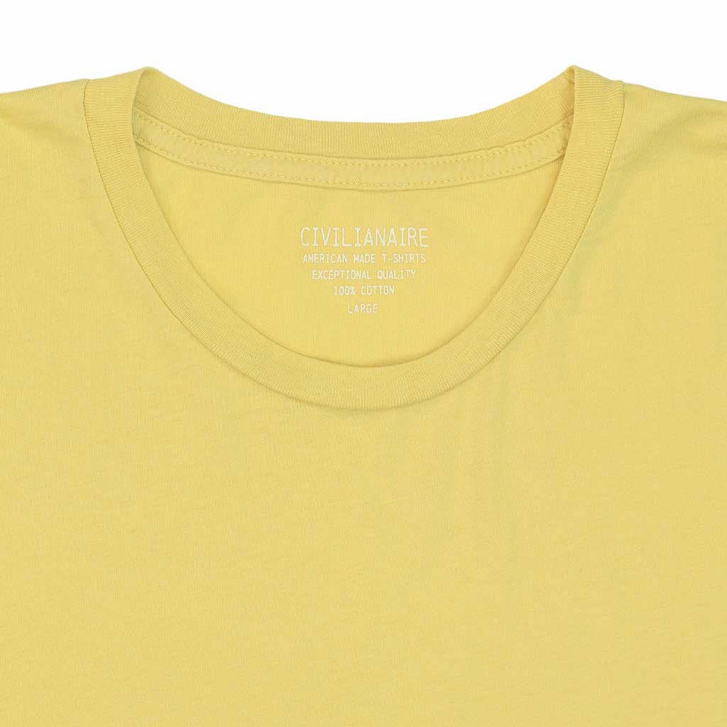 Crew Neck Short Sleeve Tee - Dijon CompressionSupportWeave