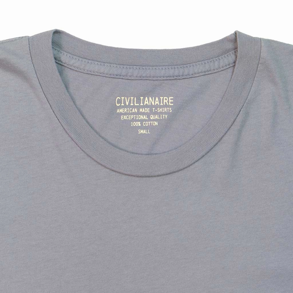 stain resistant coating Stretch Material Crew Neck Short Sleeve Tee - Iron