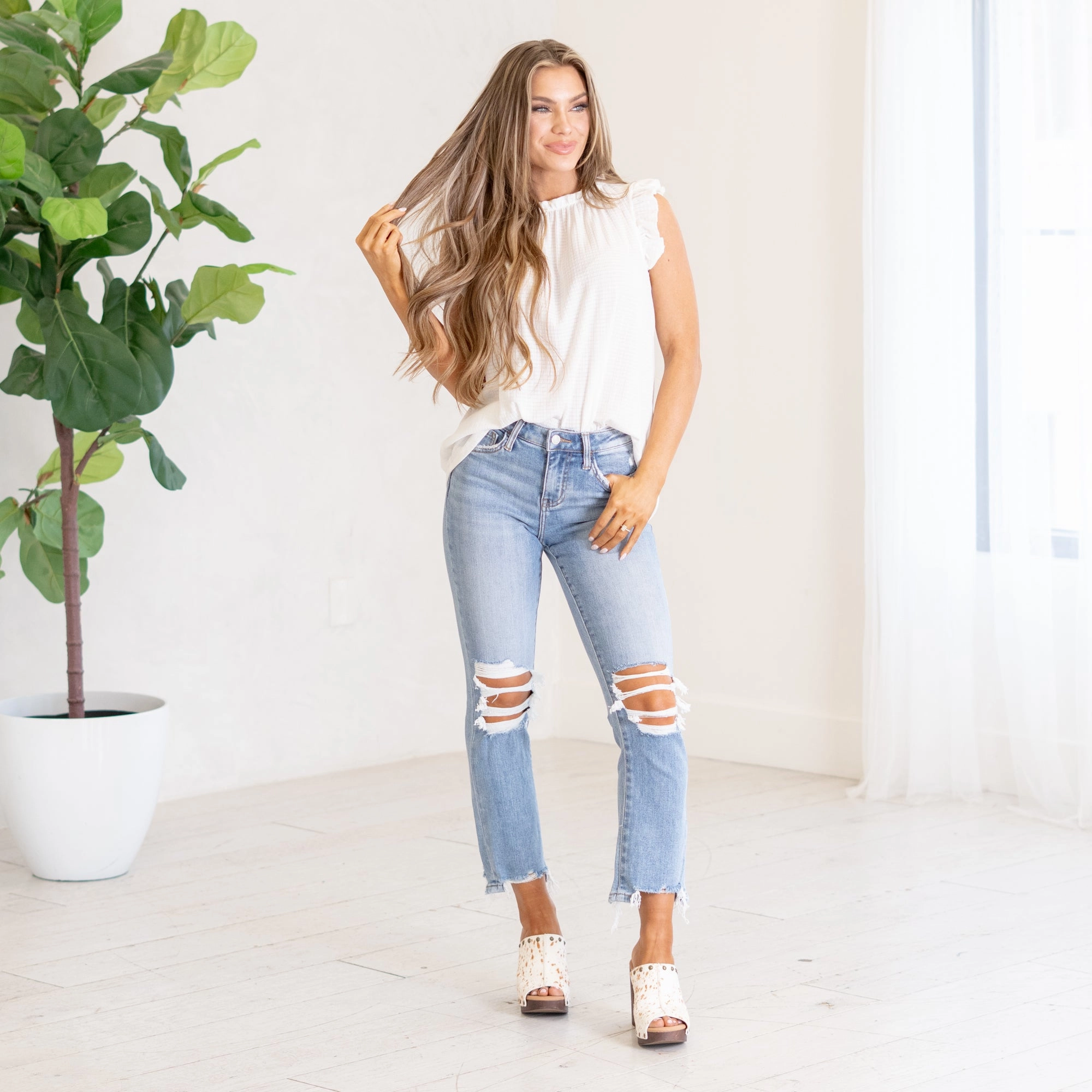 Miracles Super High Rise Kick Flare Regular & Plus Sizes Urban Ready Versatile Outfit