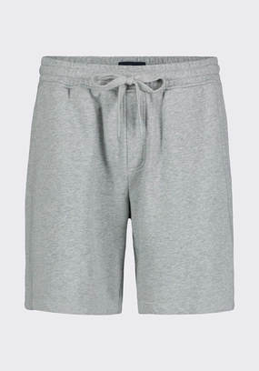 Hilston Men's Fleece Relaxed Shorts, Heather Grey - BM24536 handmade touch
