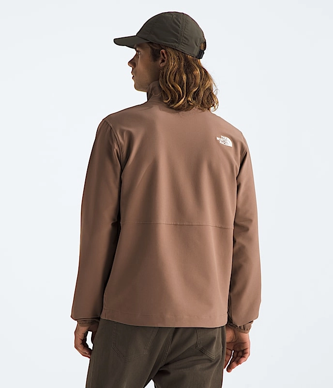 Trail To Town Weatherproof Zipper Tech Men's Willow Stretch Jacket | Latte