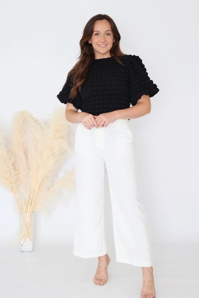 Casual Comfort Fit Denali Pants- White (FINAL SALE)