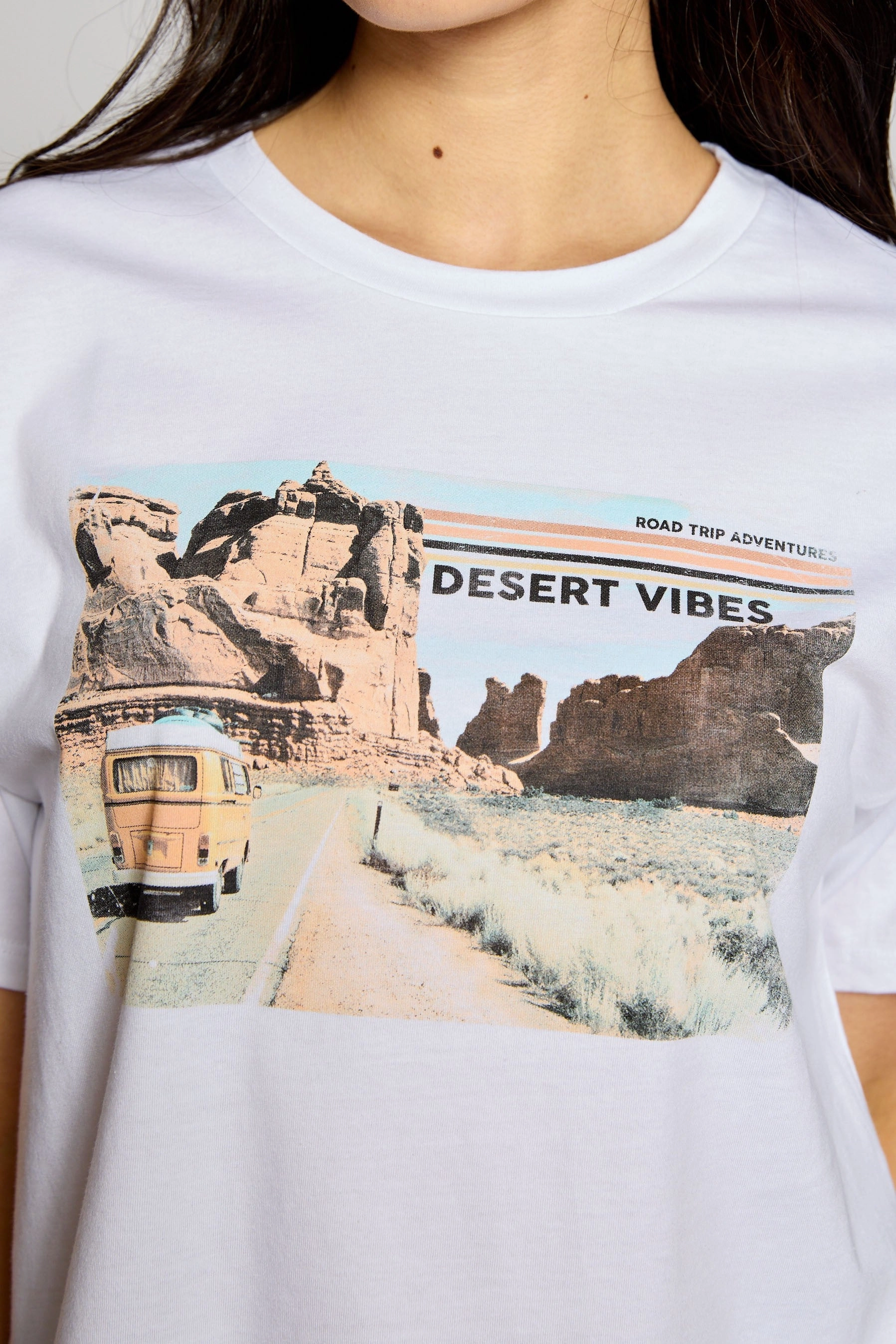 Desert Vibes Road Trip Adventures Tee Temperature Control Technology Breathable3DKnit