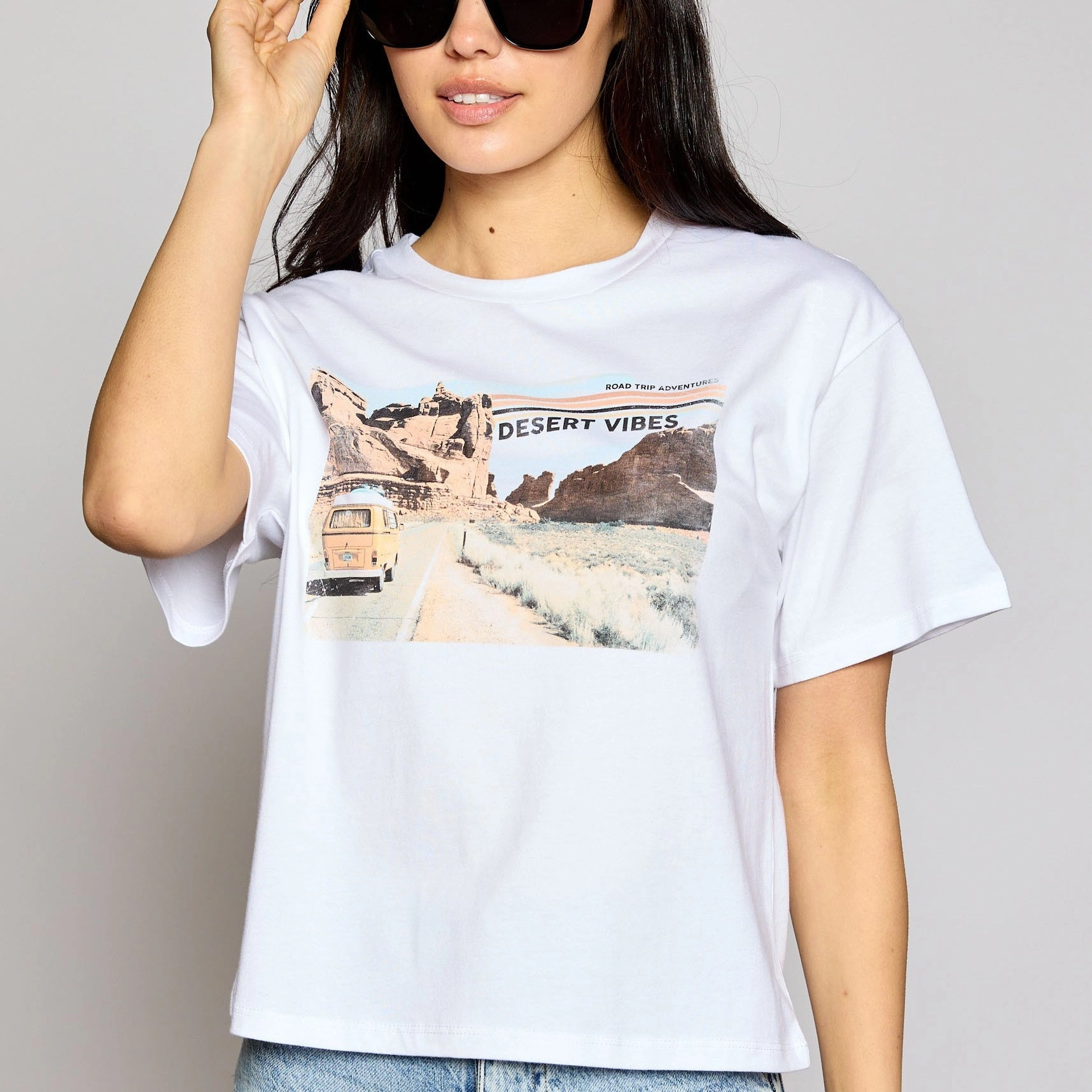 Desert Vibes Road Trip Adventures Tee Relaxed Look NonIrritatingEdges