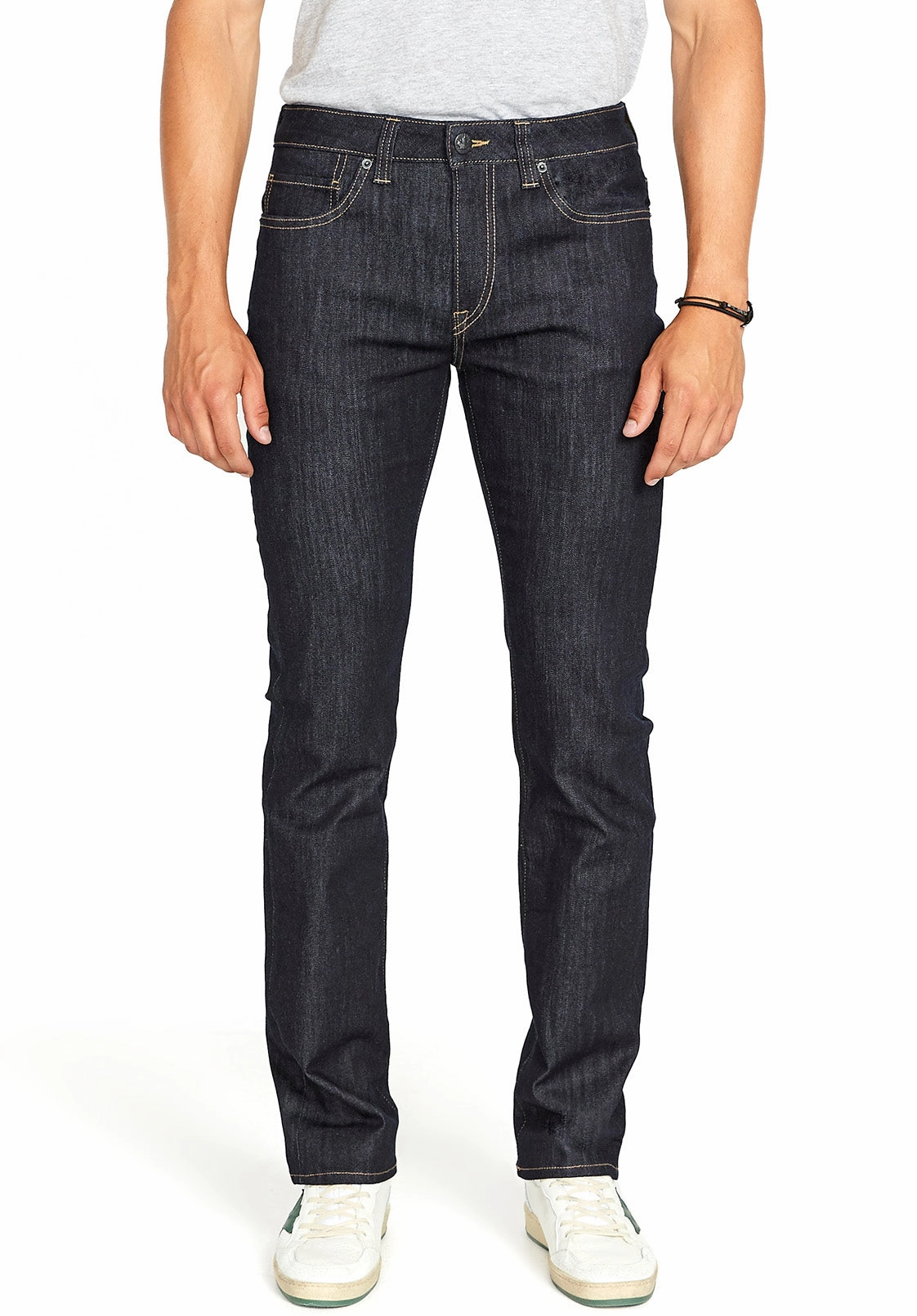Straight Six Men's Jeans in Rinsed Blue - BM22630 Simple Comfort