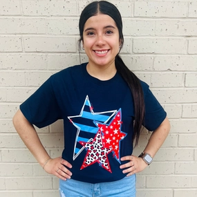 Doodle Star Graphic Tee* FadeResistant