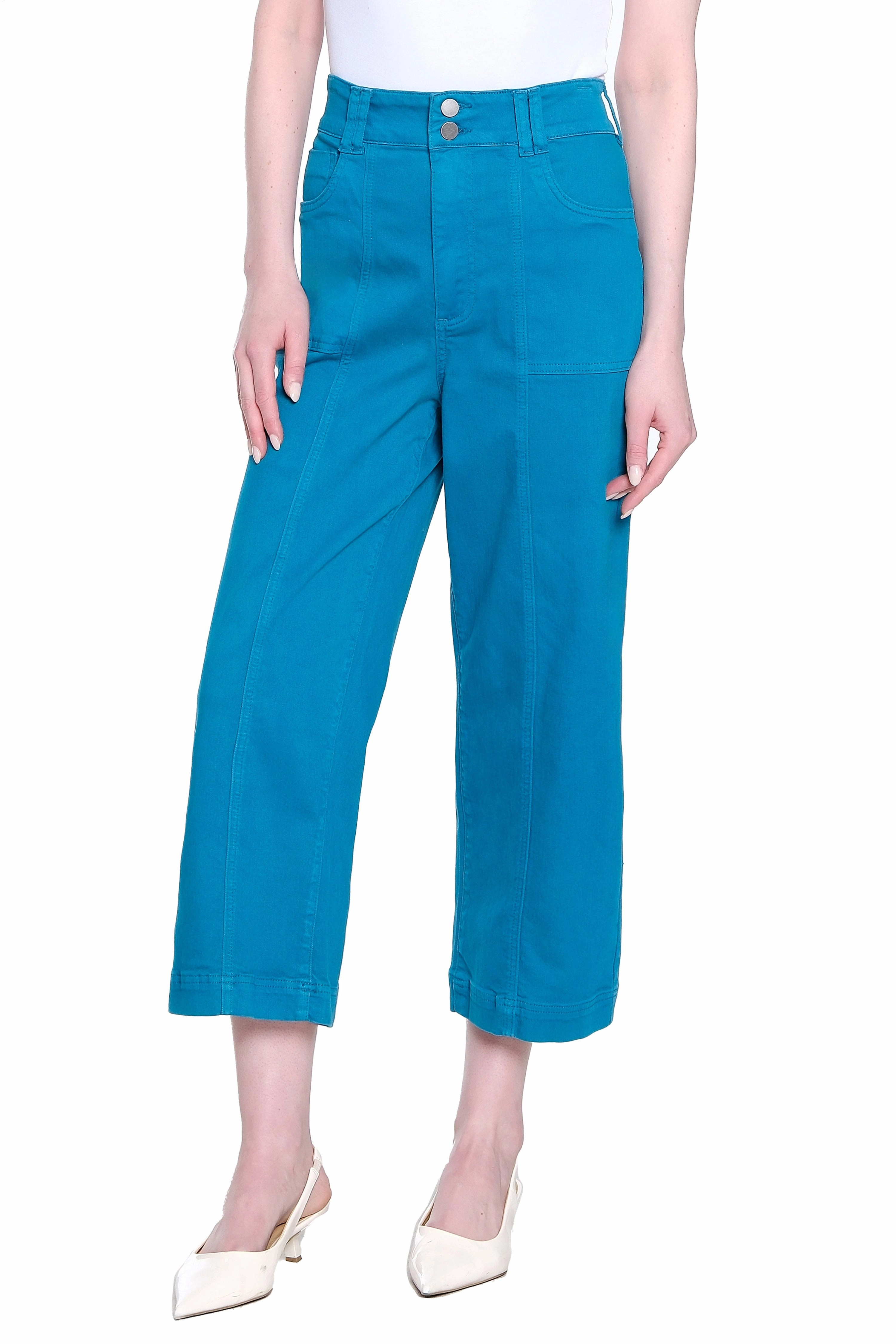 Breath Flex Twill Crop Pant - Deep Lake