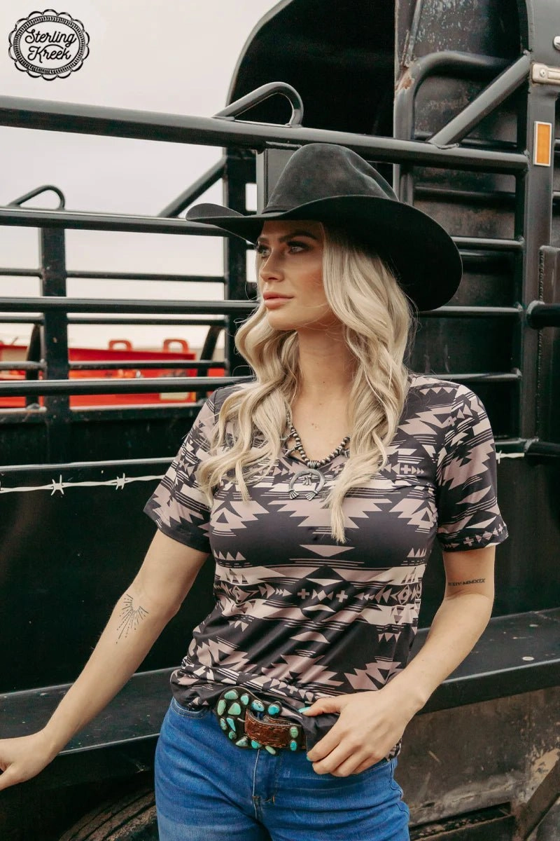 Down In Denver Top VNeck Style