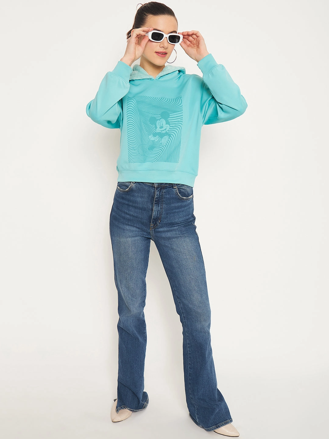 Madame Mint Disney Print Sweatshirt Cool in summer