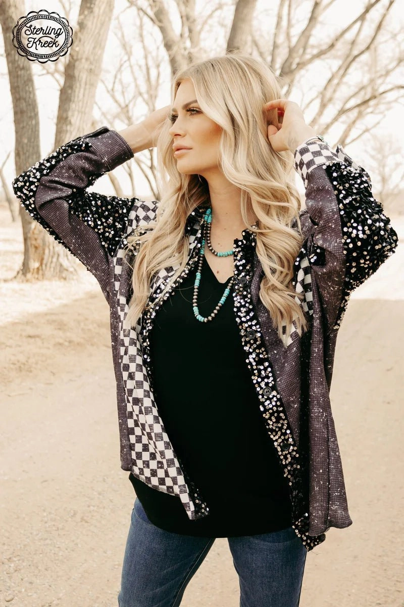 Bad and Boujee Shacket QuickDry Texture