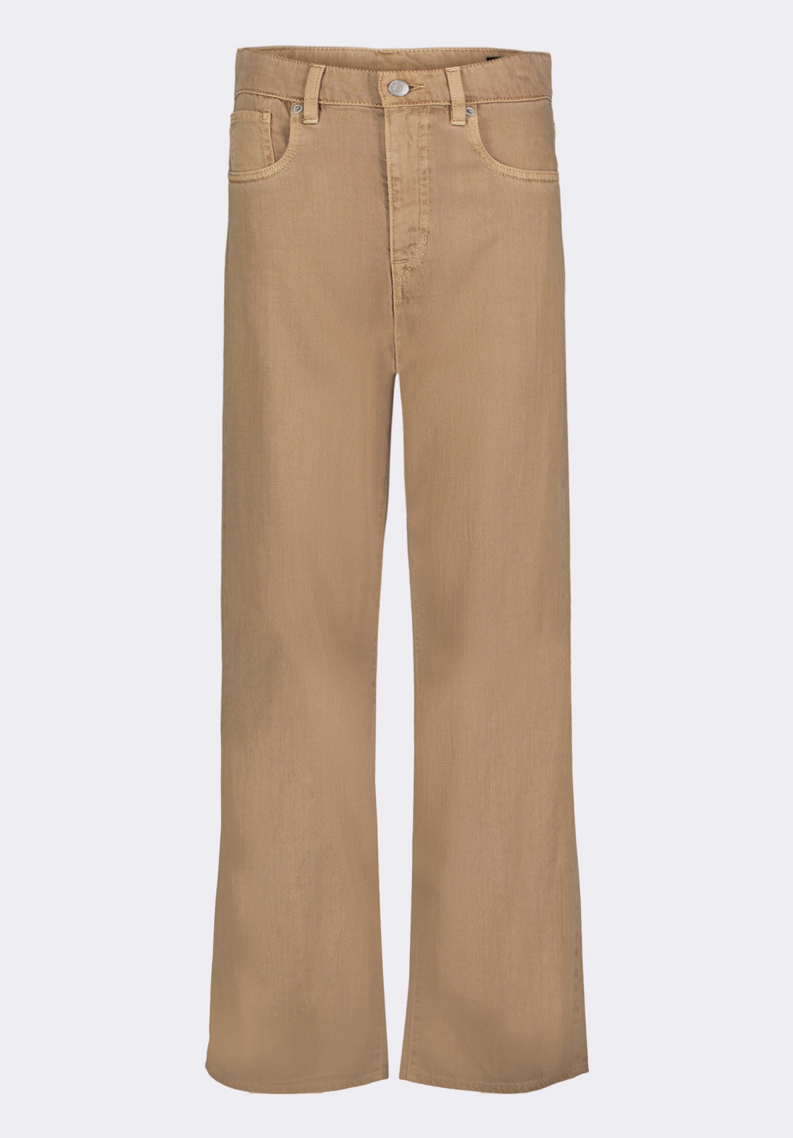 High Rise Wide Leg Addie Women's Pants, Almond Beige - BL16083 Chic Comfort FourWayStretch