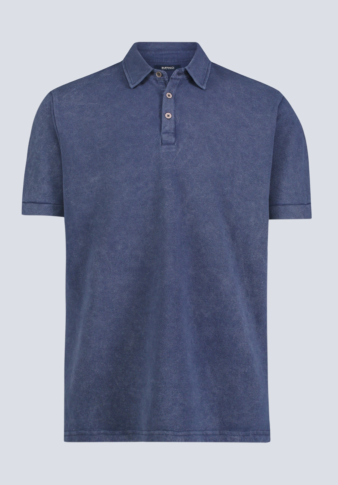 Kabold Men's Classic Polo, Midnight Blue - BM24515 BreathableMeshPanels Sporty Blouse