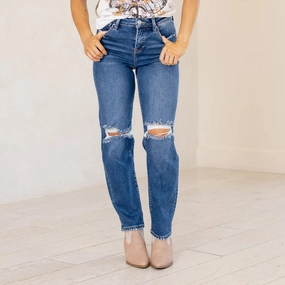 Sarah Tummy Control Top High Rise Girlfriend Fit Regular & Plus Sizes Formal City Walk Party Look