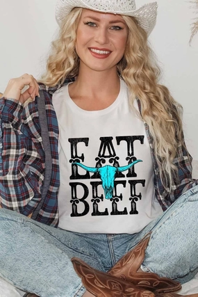 Odor Control Technology Eat Beef Graphic Tee