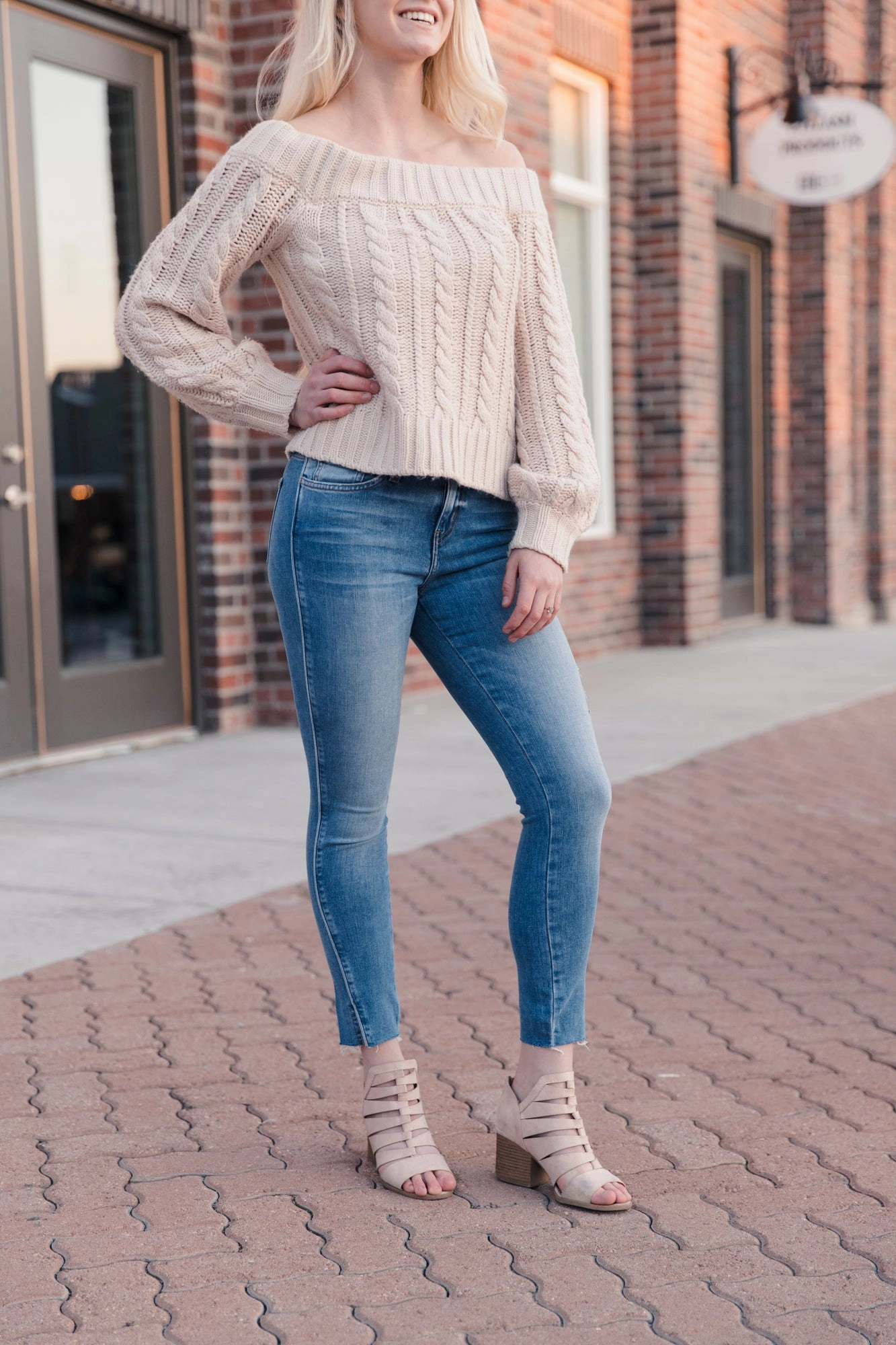 Home Comfort Teen Outfit Neutral Autumn Days High Dive Skinny