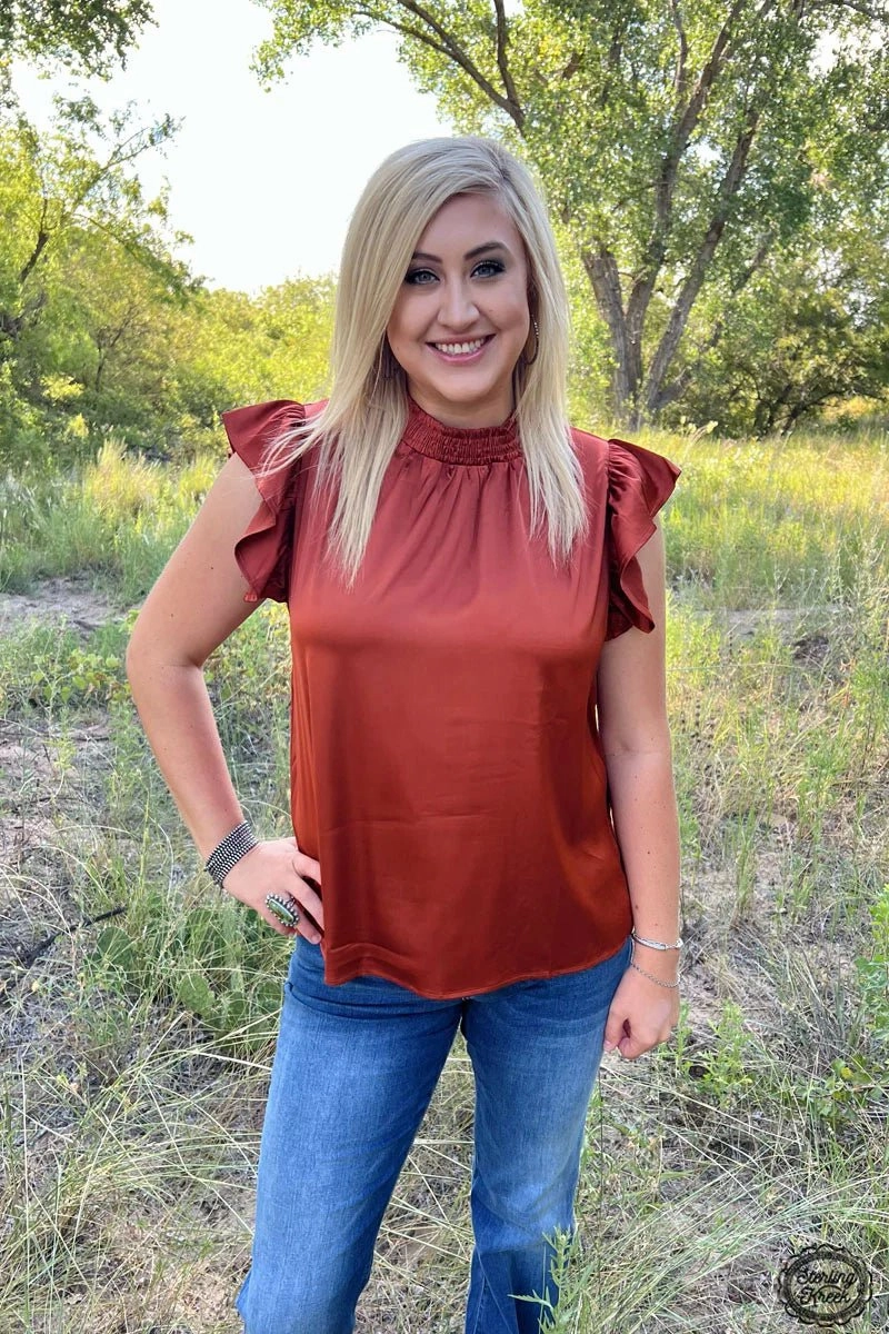 UVProtective Coating Rustic Babydoll Top