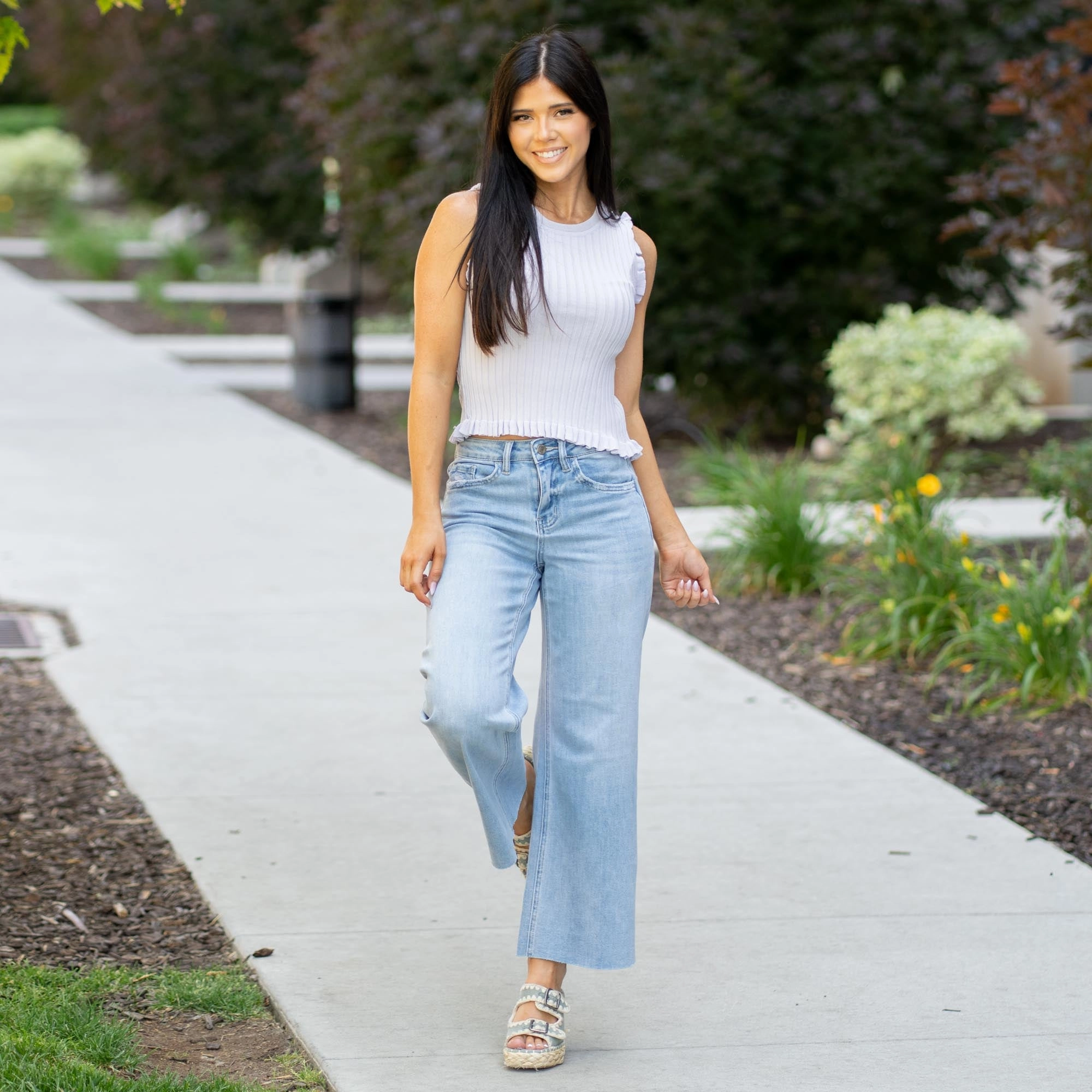 Ben Rinnes High Rise Wide Leg Regular & Plus Sizes Weather Friendly Trendy Wear