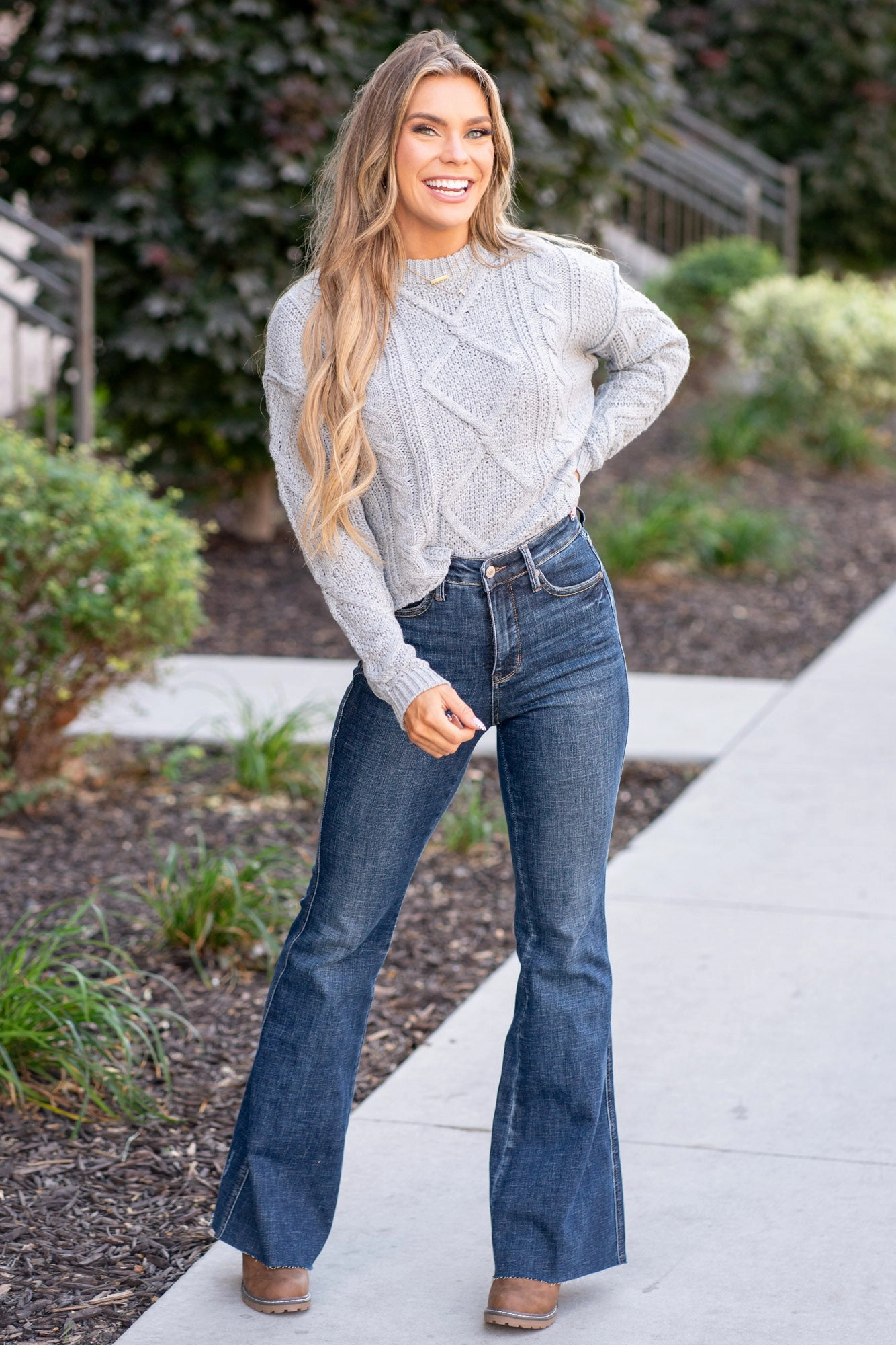 Newcastle High Rise Tummy Control Top Flare Regular & Plus Sizes Travel Outfit Music Event