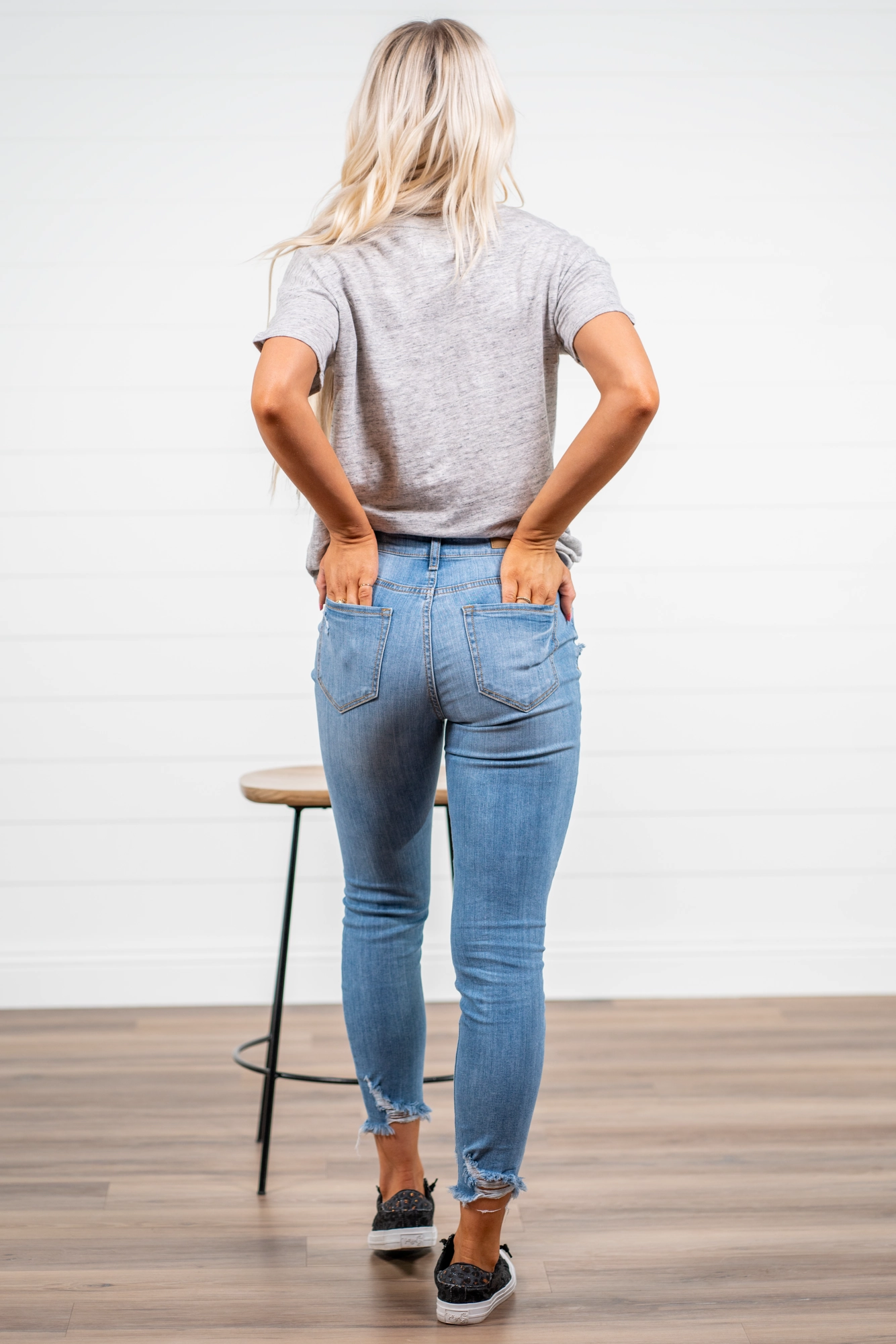 Office Friendly City Walk Smart Casual Emery High Rise Ankle Skinny