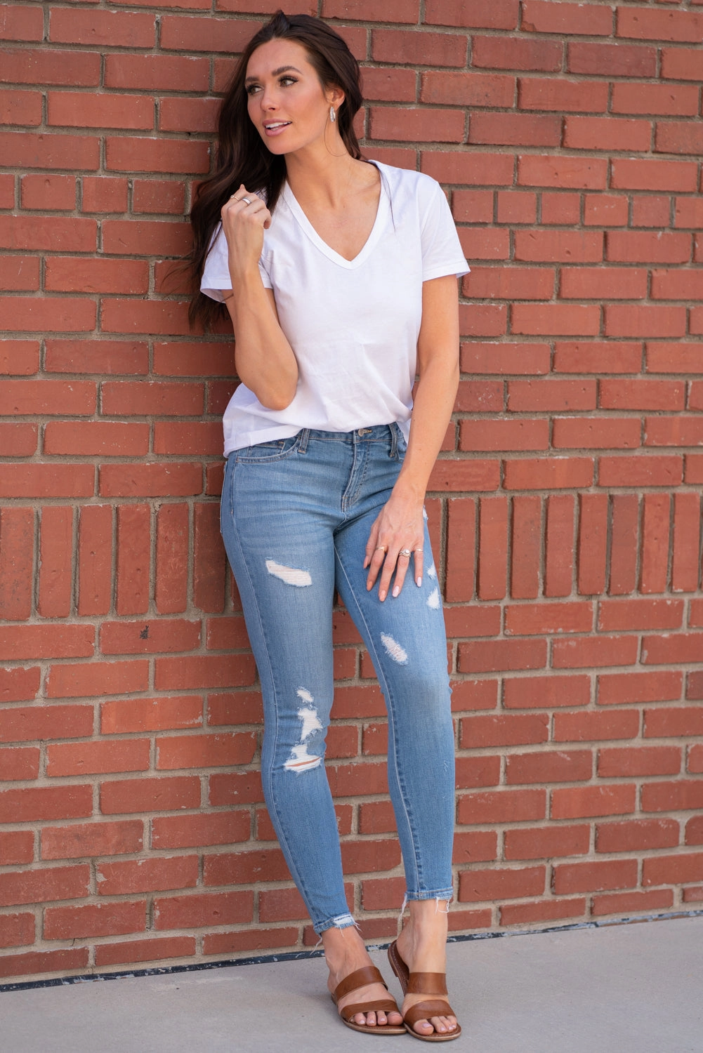 Office Wear Trendy Home Comfort Subplot High Rise Ankle Skinny