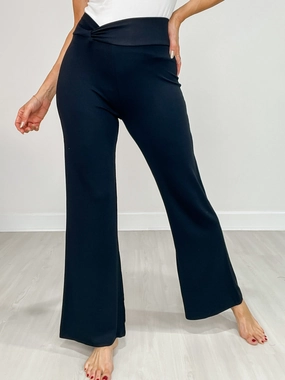 Crosspleat Flare Lounge Pants Simple Fashion