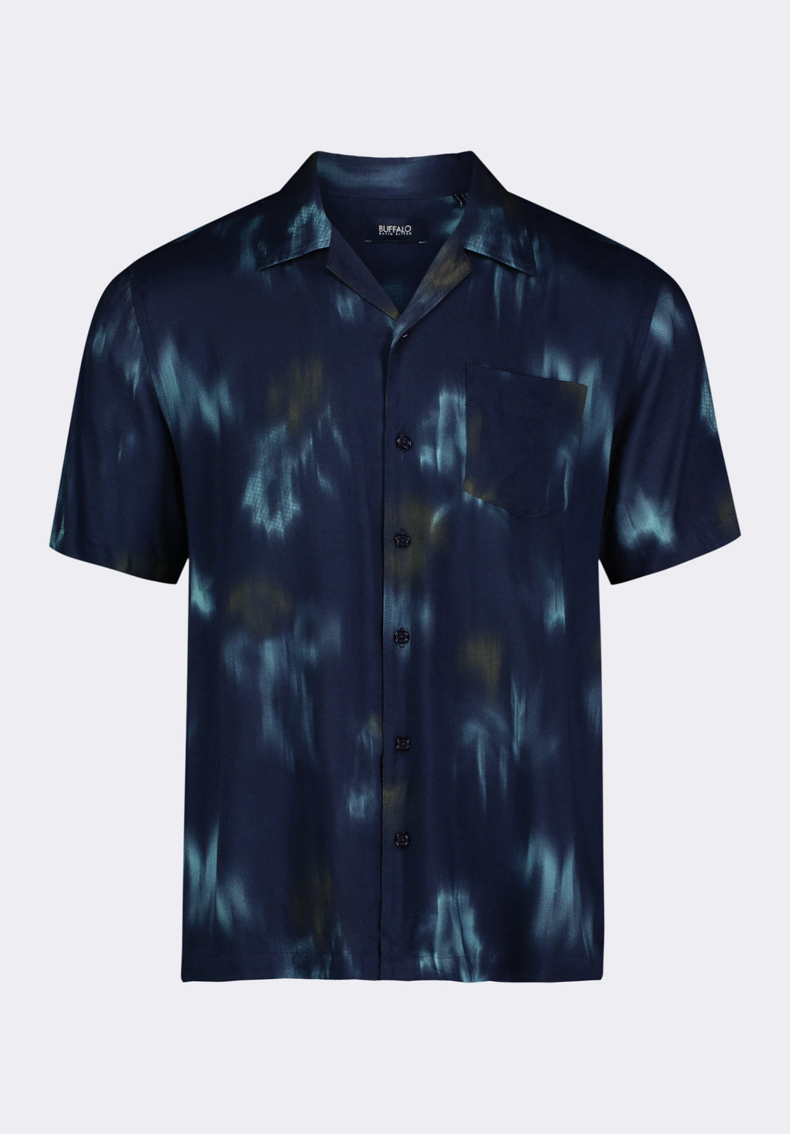 Sporty Comfort Sandro Men's Printed Short-Sleeve Camp Shirt, Whale - BM24559