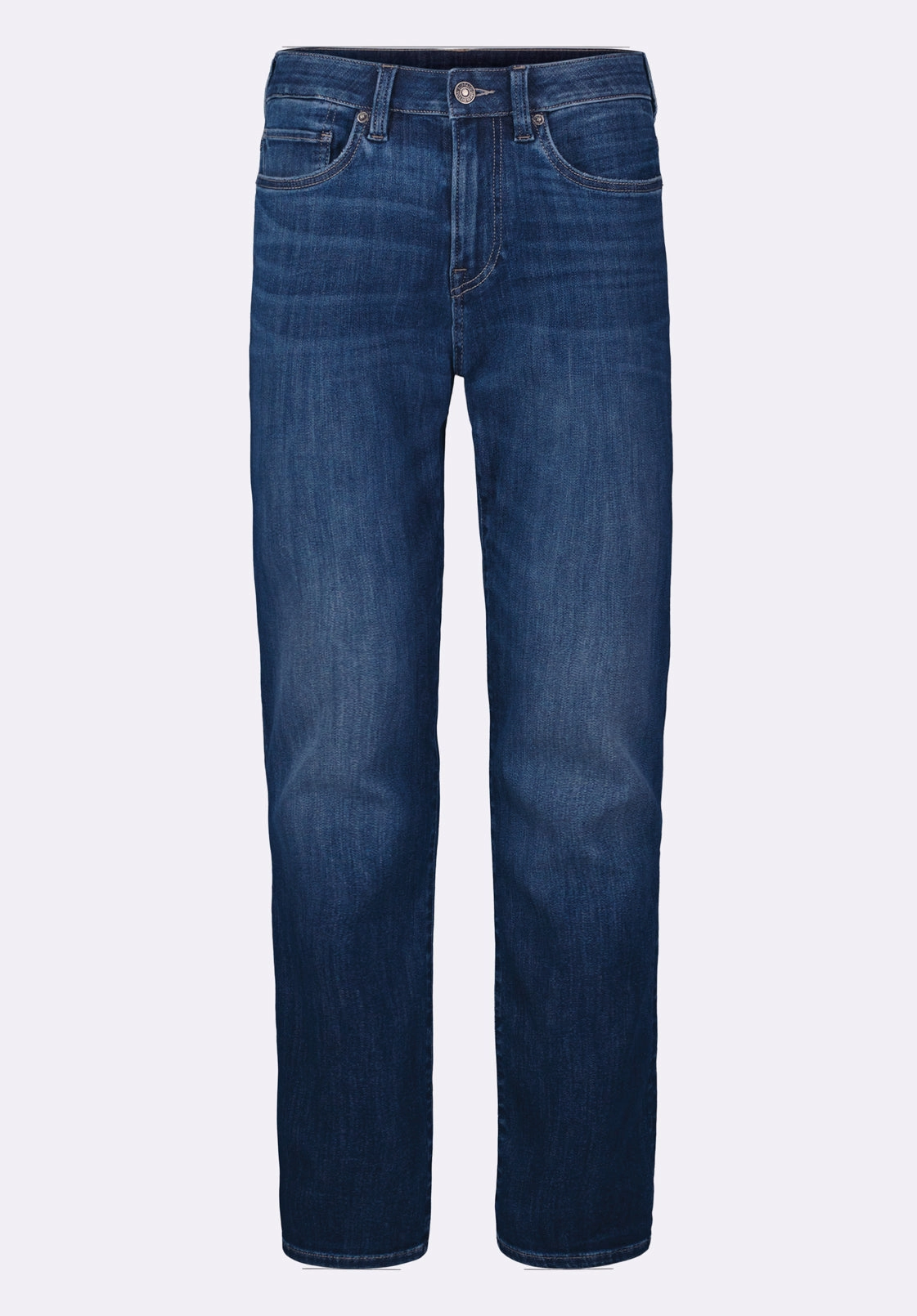 Formal Fashion Lover Easy Option Slim Ash Men's Jeans, Whiskered and Contrasted Indigo - BM26073