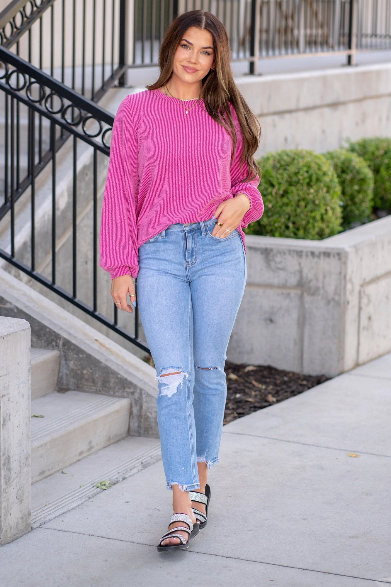 Exult High Rise Slim Straight Regular & Plus Sizes Perfect Fit Waist Shape Retention