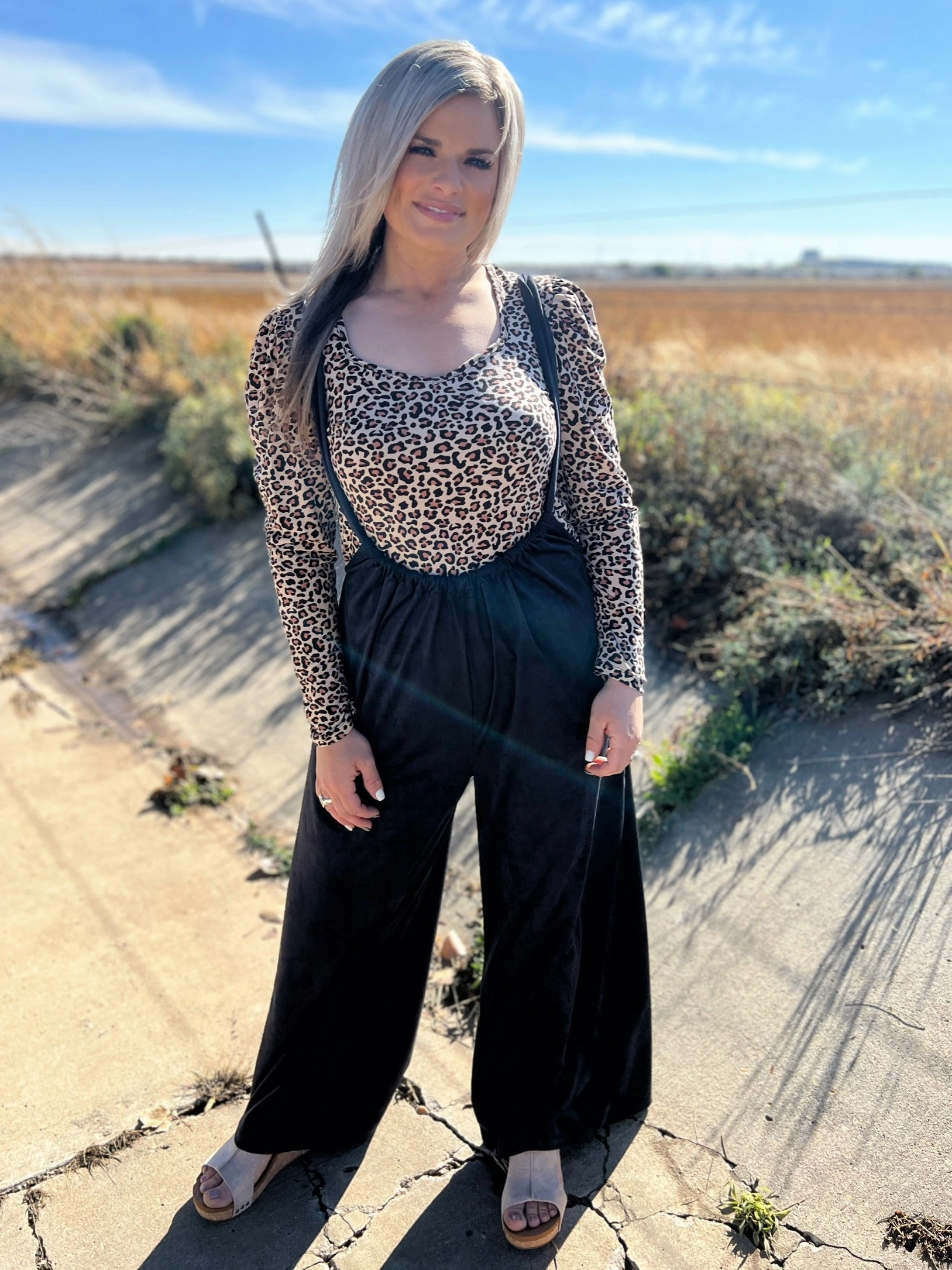 Bubble Leopard Babe Top Versatile Shirt