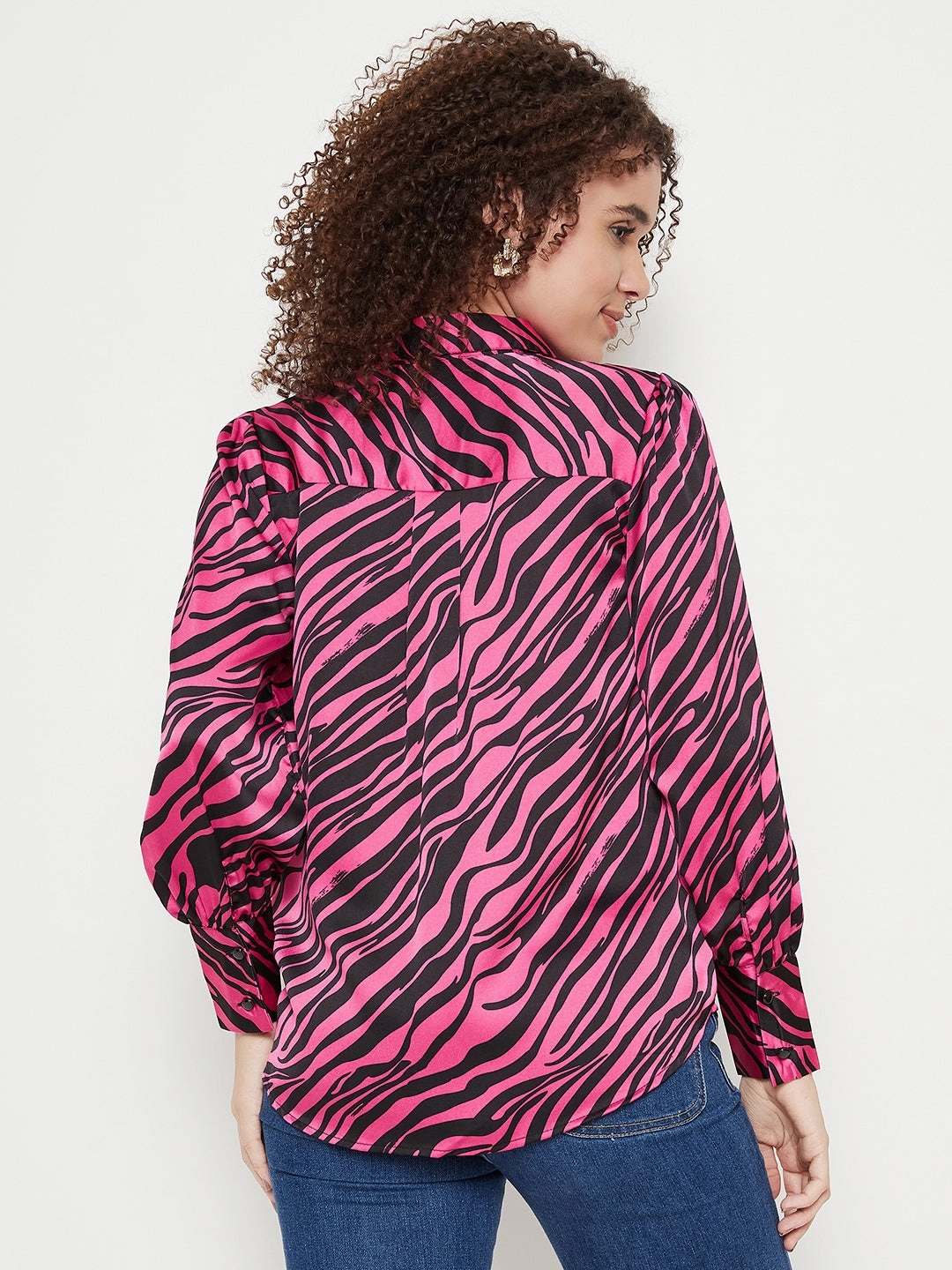 Madame Animal Print Pink Shirt Seasonal Collection