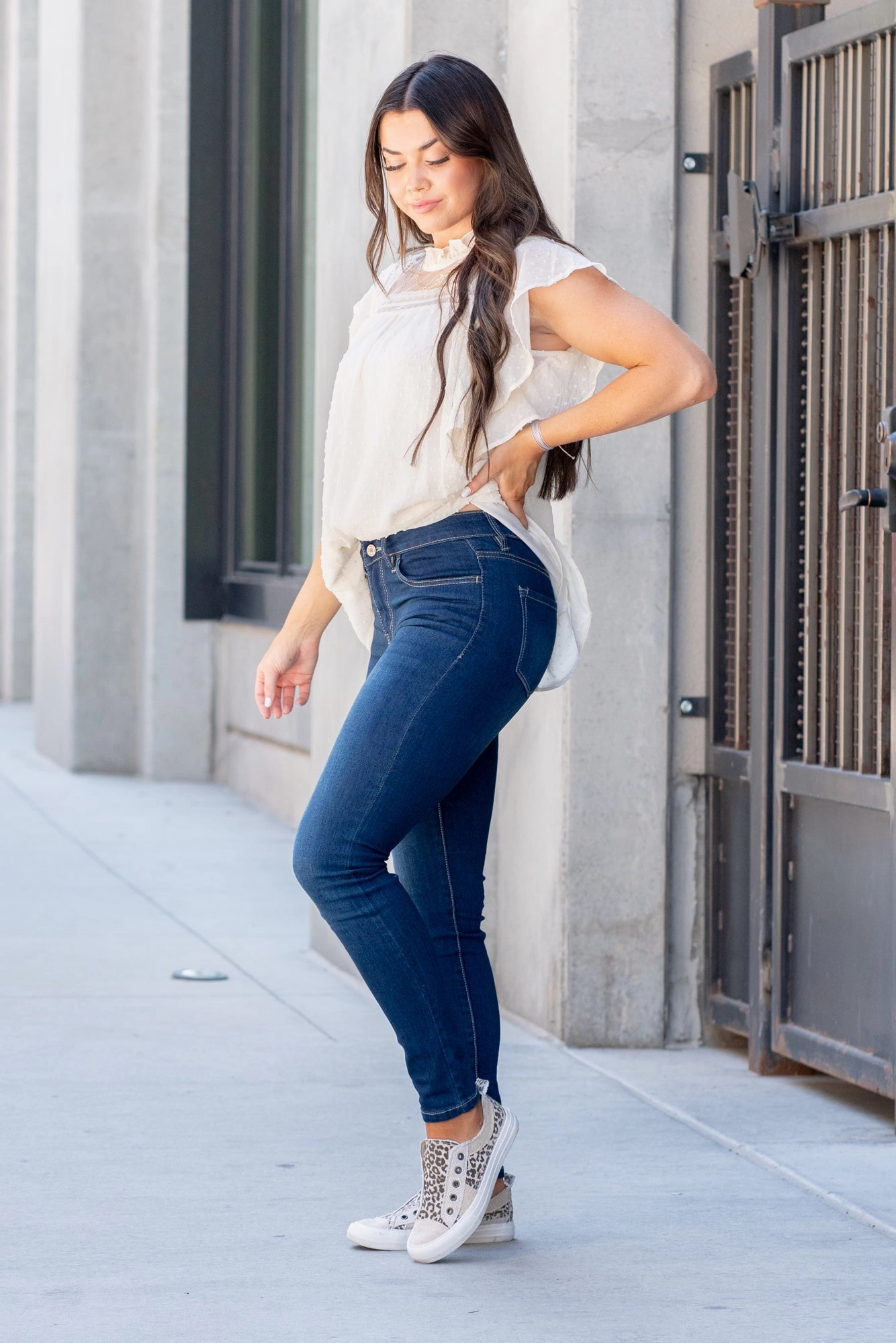 Taylor Mid Rise Super Skinny All Time Fit Active Friendly