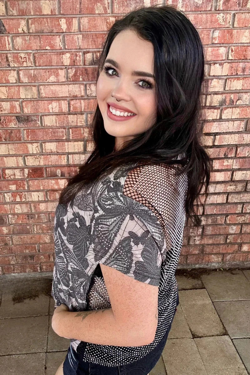 SoftInteriorLining Sweat Absorbing Lining Sterling Kreek Love Is Like A Butterfly Top