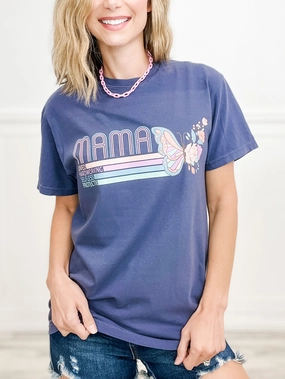 Textured Weave Pattern Airflow Weave Pattern Loved, Hardworking, Selfless Mama Graphic Tee