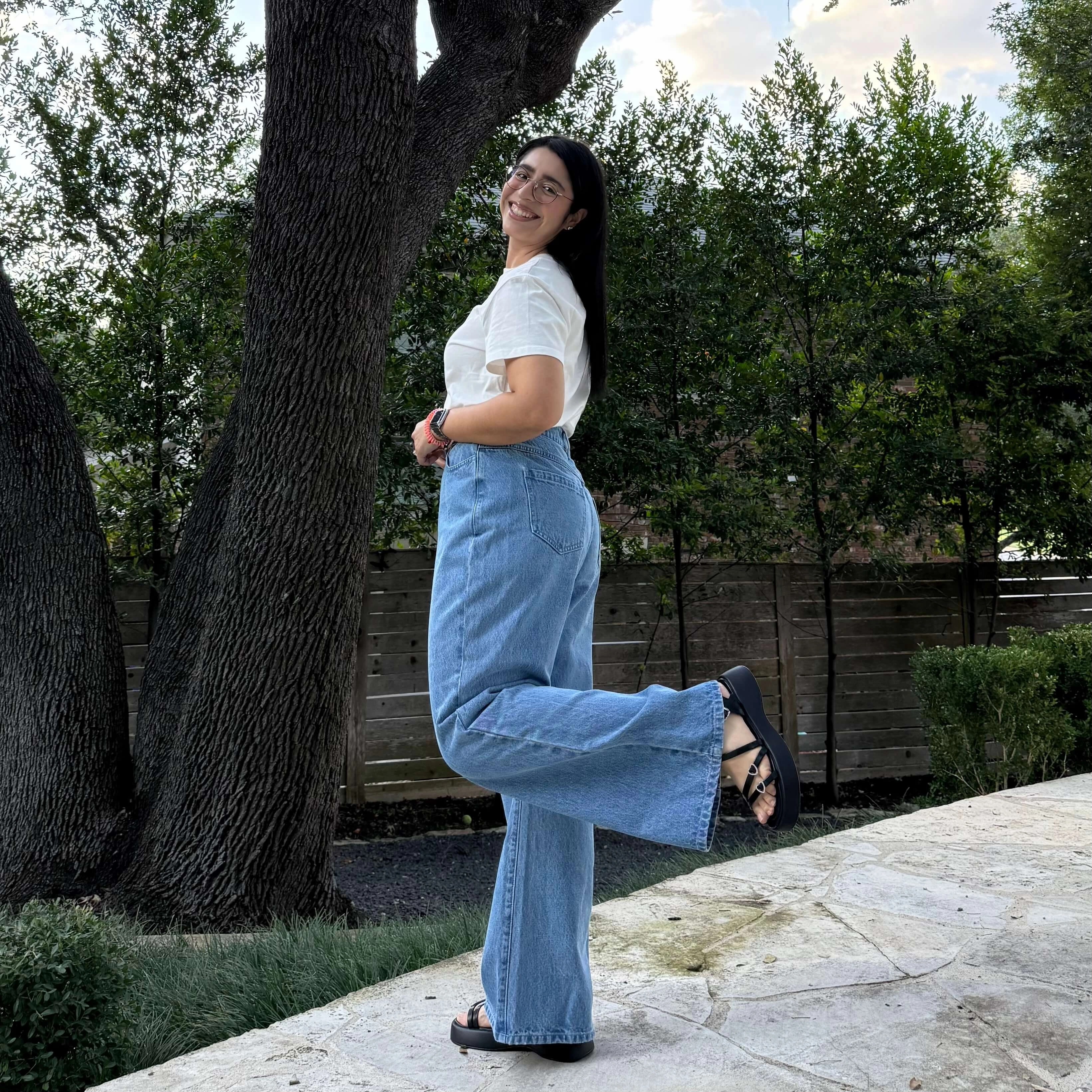 Non Clip 29" Inseam Bootcut Jeans - Light Wash *Clearance Sale*