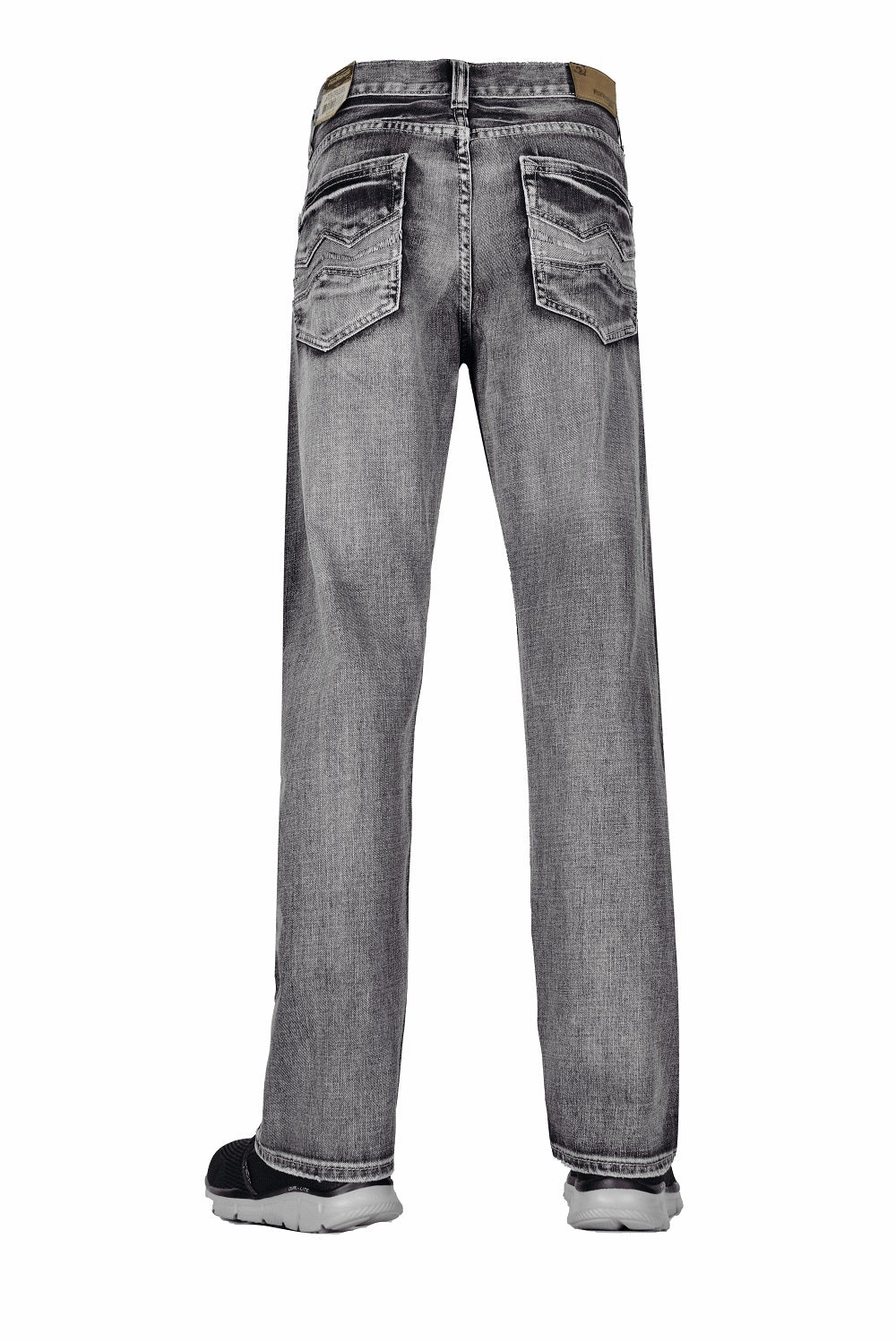 Flypaper Men's Bootcut Jeans Regular Fit Light Blue Wash 100% Cotton Modern Couple Look