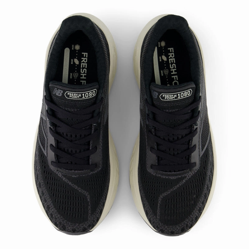 Fresh Foam X 1080v14 - Black with Phantom and Sea Salt - Women's Clean Lines Motion Flow