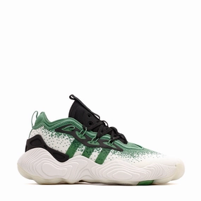 Fast Motion Frame Indoor Sports Use Adidas Basketball Men Trae Young 3 White Green IE2703