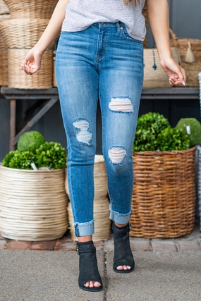 Tailored Appearance Sariah High Rise Cuffed Skinny