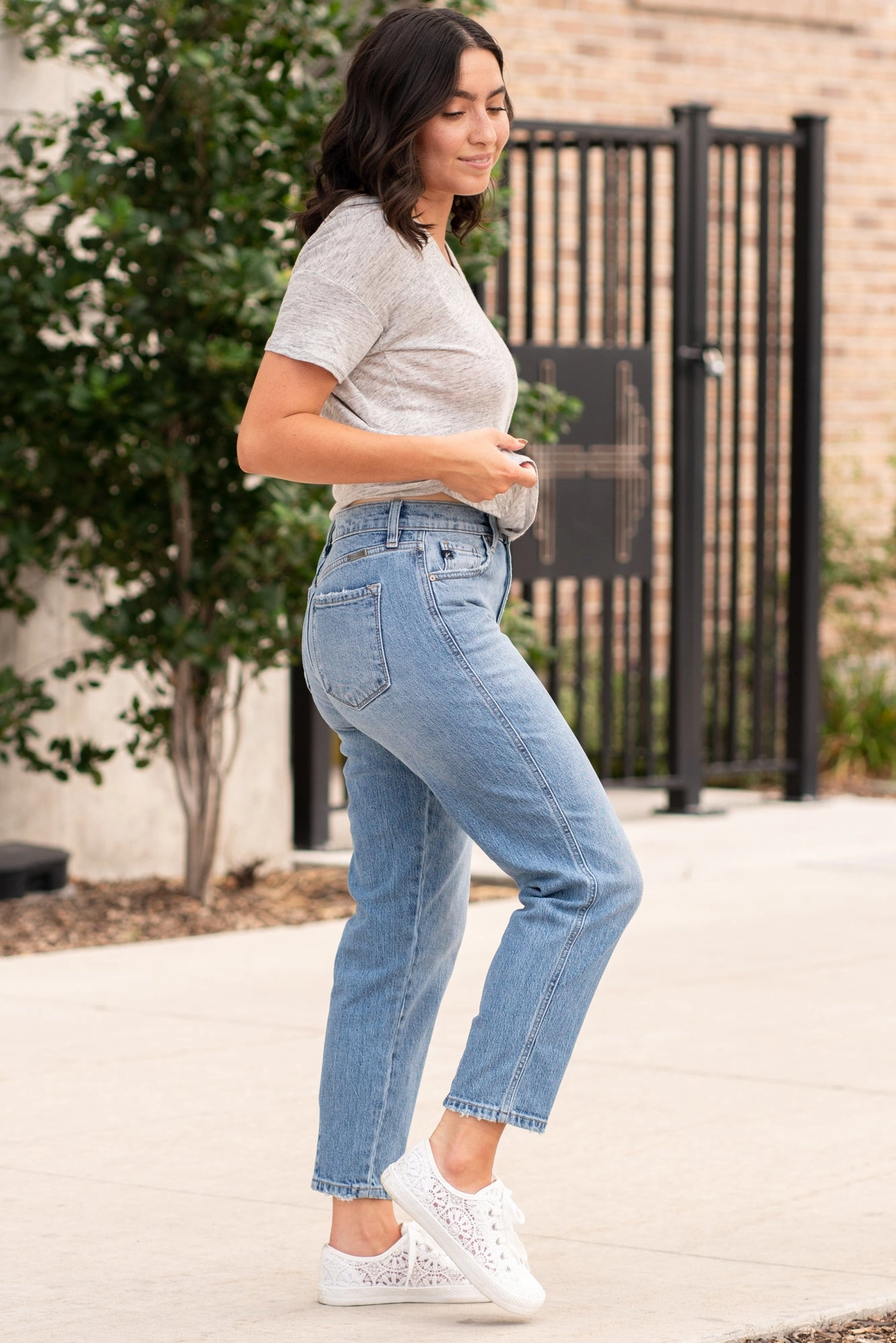 Fort Collins High Rise Slouch Straight Chic Style