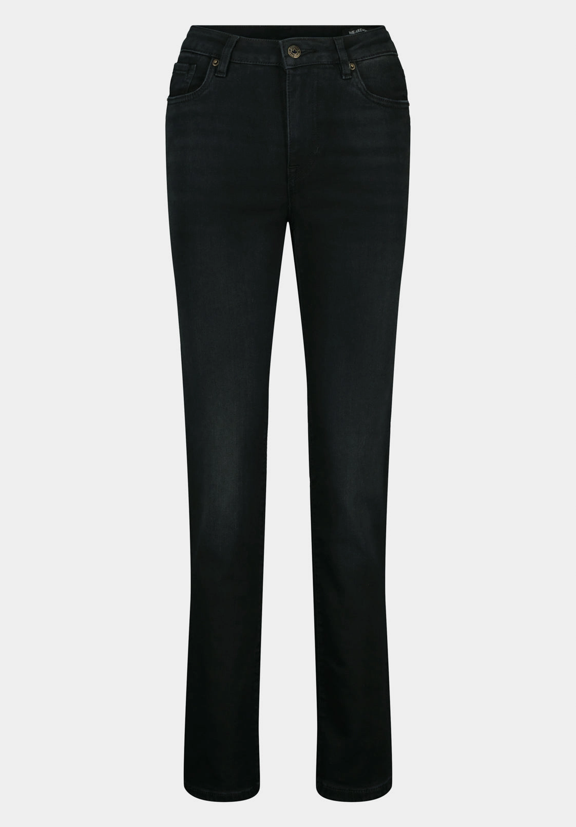 High Rise Straight Jayden Women's Jeans, Carbon - BL15834 Recycled Cotton Blend Sleek Fit