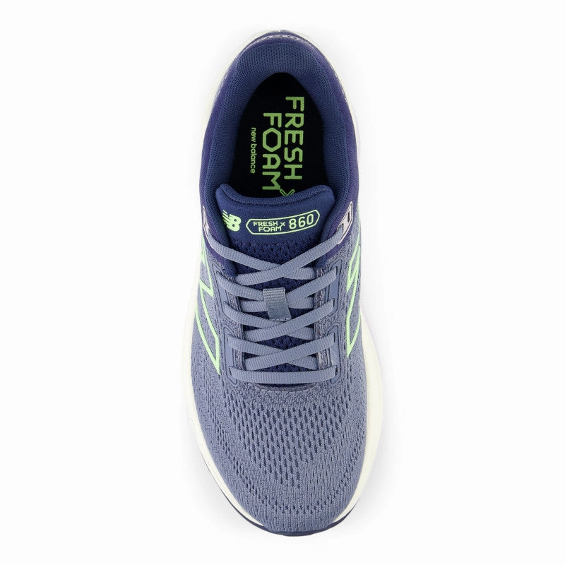 Comfort Padding Fresh Foam X 860v14 - Arctic Grey with Sea Salt and Bleached Lime Glo - Women's