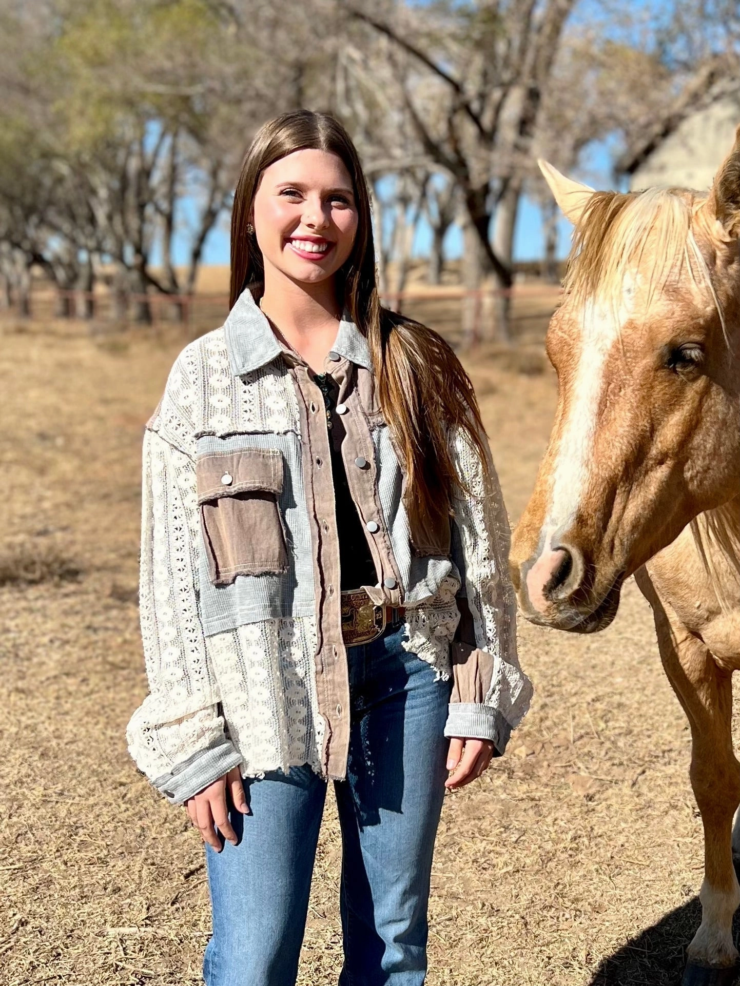 Lightweight Knit Josephine Sarah Shacket*