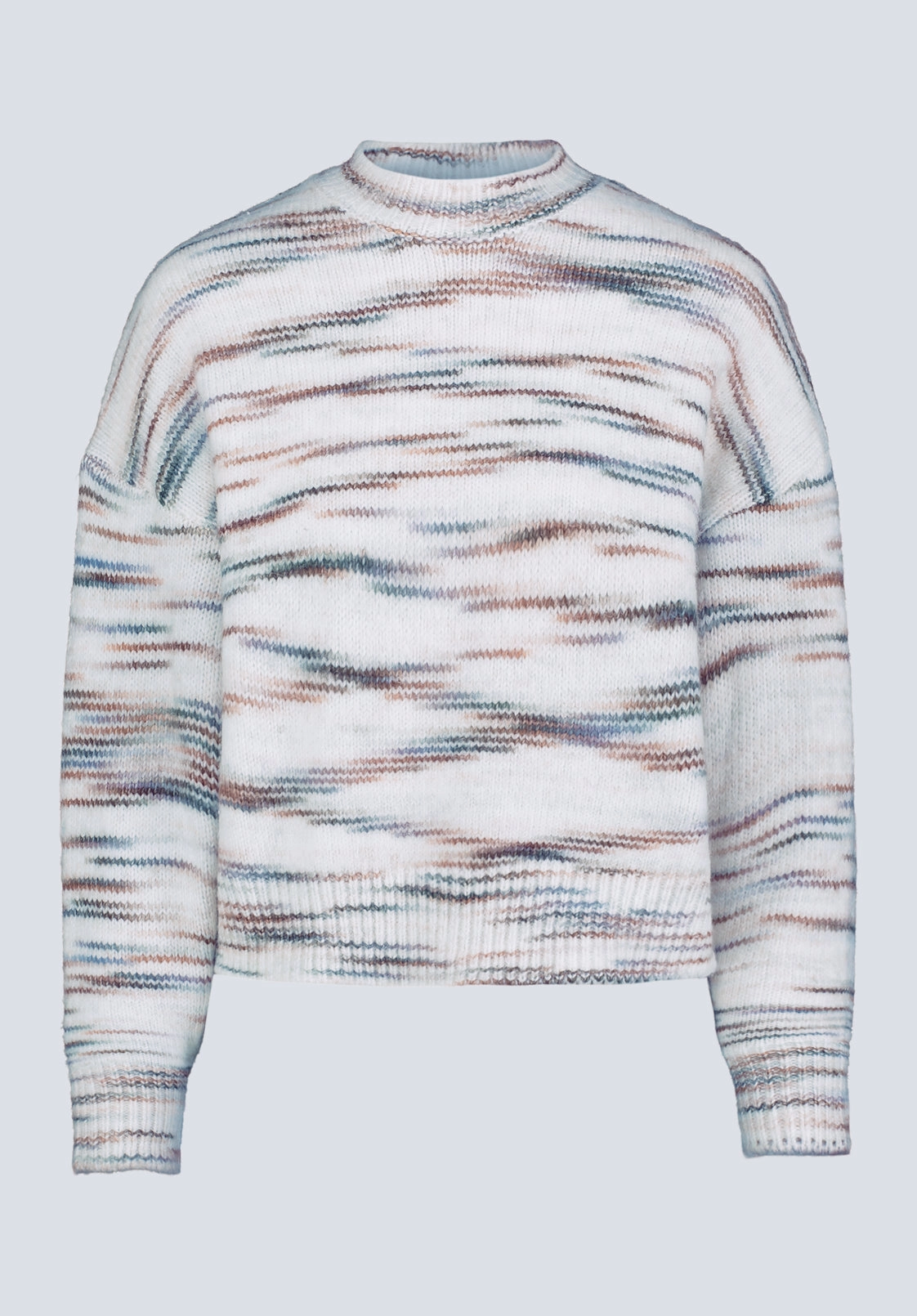 Relaxed Design Raya Women's Knit Sweater, Egret White - SW0044F