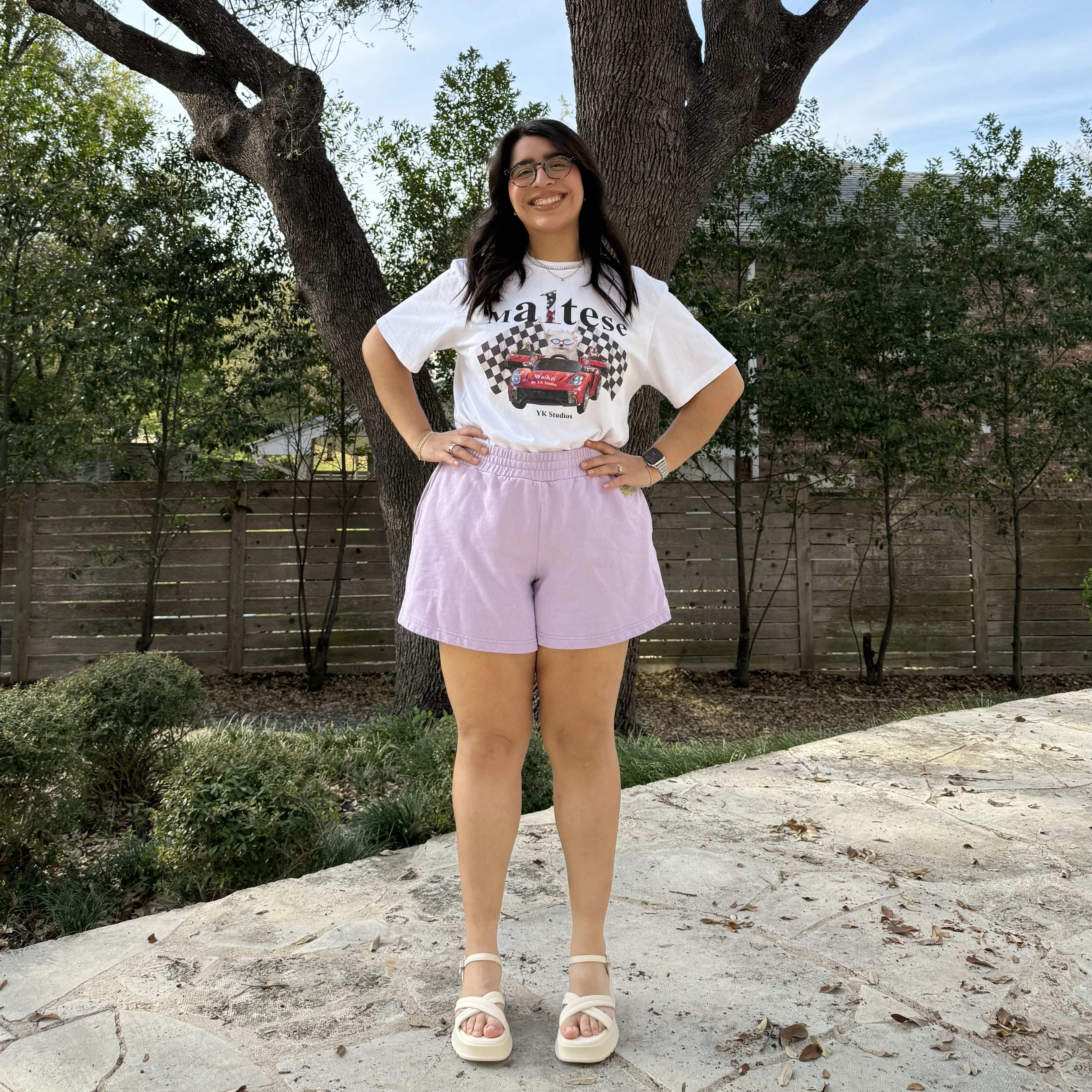 Uptown Girl Shorts - Lavender *Clearance Sale* Comfort Flex Wear Golf shorts