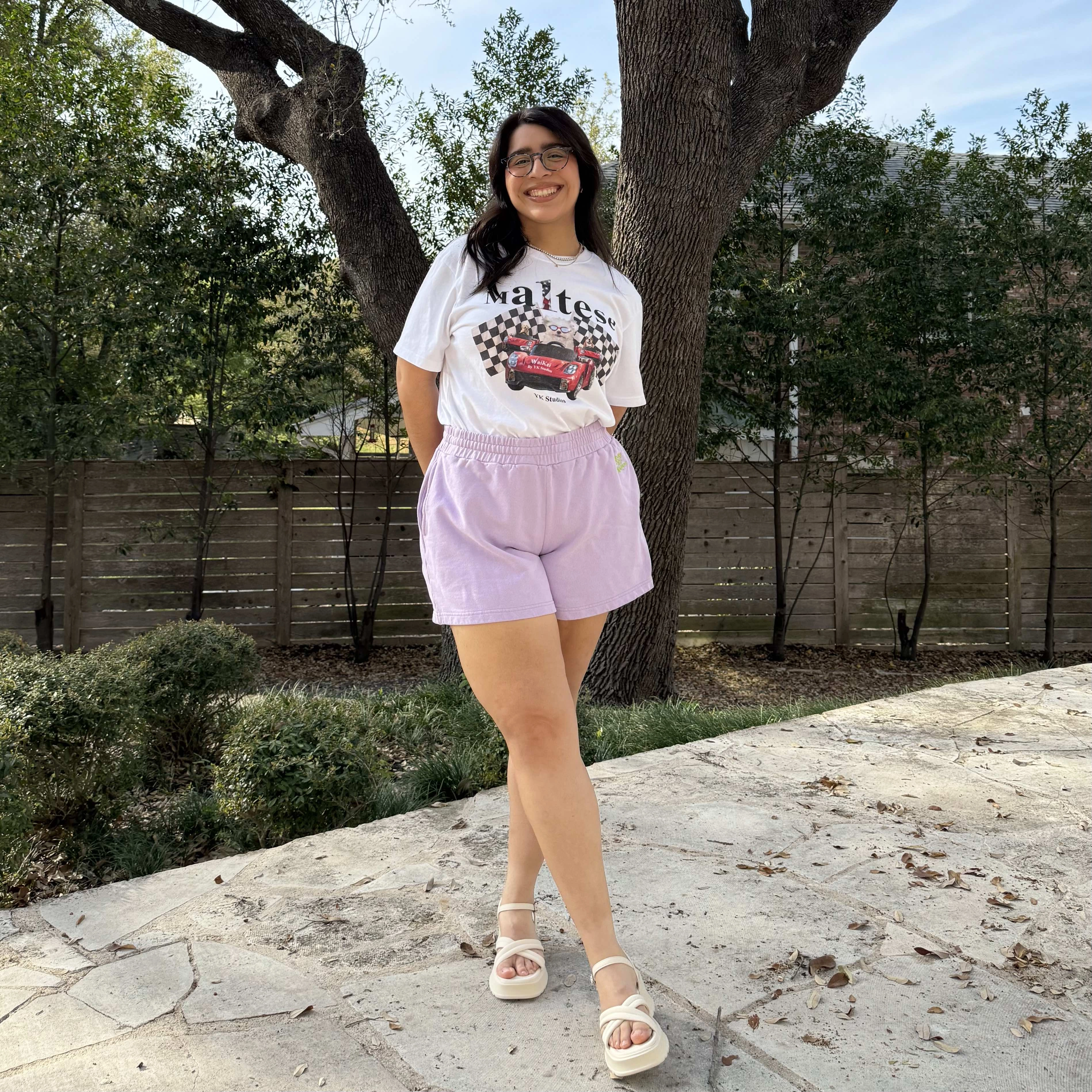 Uptown Girl Shorts - Lavender *Clearance Sale* Modular Storage Design Comfortable Cut