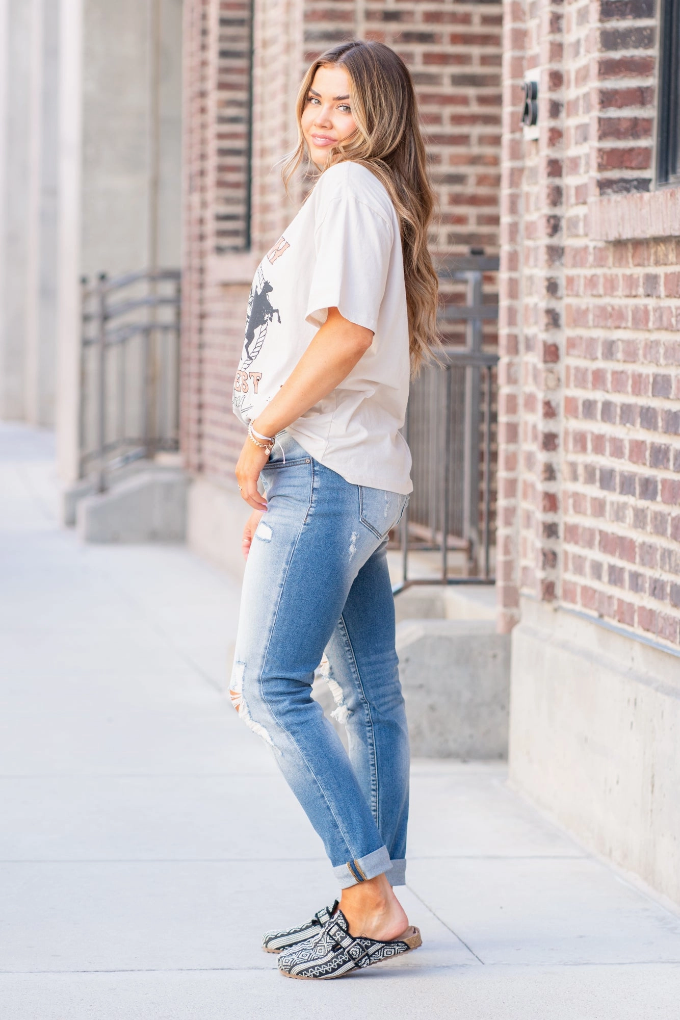 Gainesville High Rise Folded Hem Skinny Outdoor Enthusiast Premium Home Comfort Fit Routine