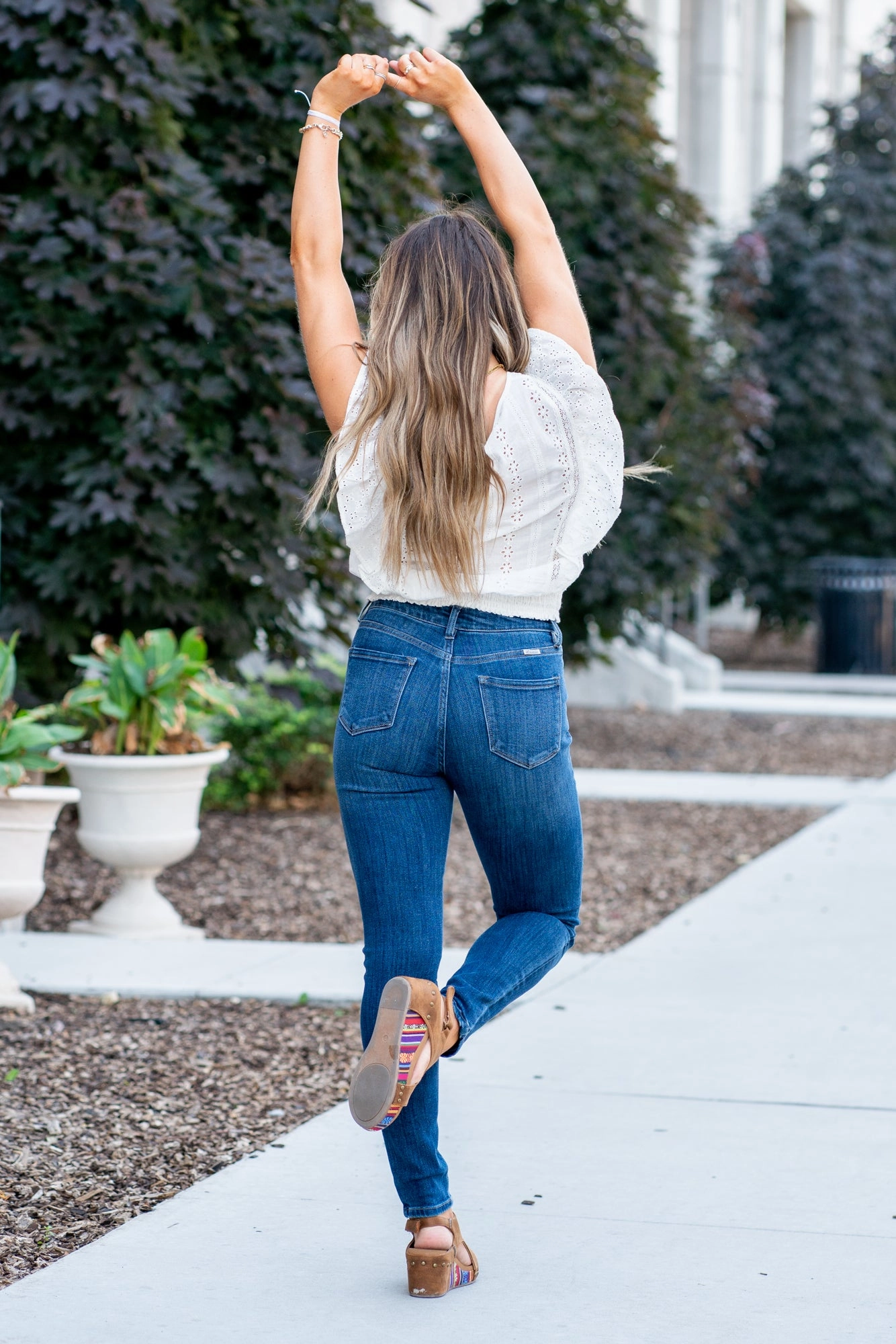 Everyday Motion KanCan Morgan High Rise Button Fly Skinny Jeans Dark Blue